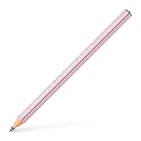 JUMBO SPARKLE Grip Pencil/Rose Metallic