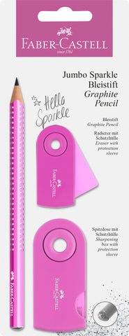 Grip Set JUMBO Sparkle - Pearl Pink Blister Pack