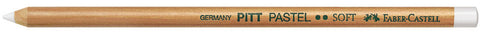 Pitt Pastel Pencil - White/Soft Euro 2.25 [F]