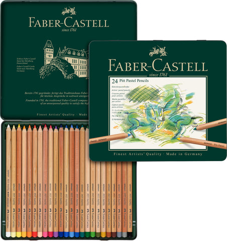 Pitt Pastel Pencils x 24 Colours