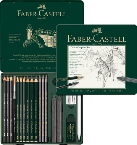 Pitt Monochrome Graphite set - Medium