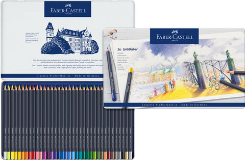 Goldfaber Colour Pencils - Tin x 36 Asstd Cols