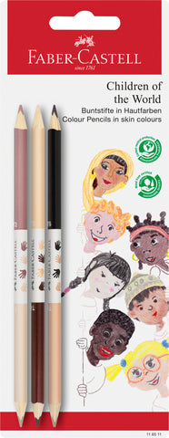 Children of the World Colouring Pencils BC x 6 Skin Colours