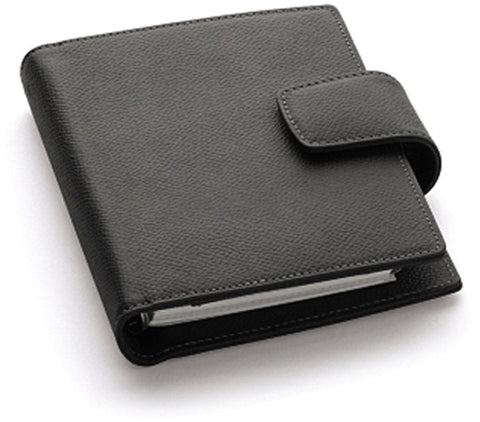 Graf von Faber-Castell Leather Pocket Agenda - Black Grained
