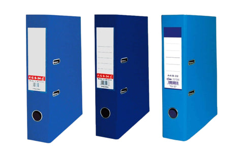 Pvc Lever Arch File 80mm - Blue