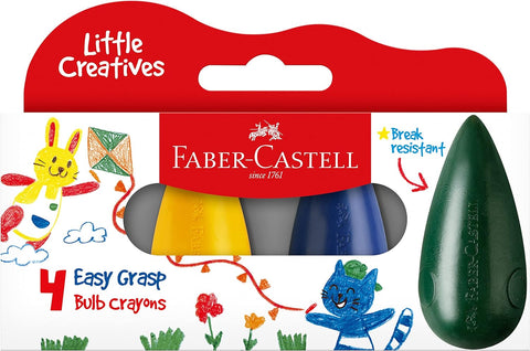 Little Creatives Easy Grasp Crayons Set x 4