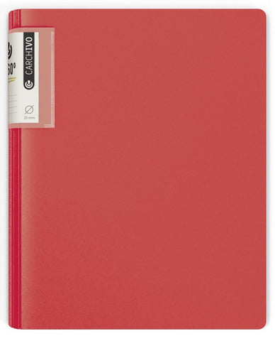 Ringfile 2 Ring/25mm FOAM STYLE A4 - Red