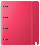 Ringfile 4 Ring/25mm FOAM STYLE A4 With Refill Pad/Gridded - Red