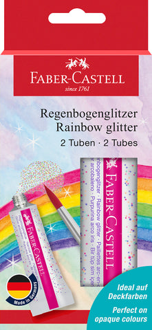 Rainbow glitter tube 12 ml x2 BC