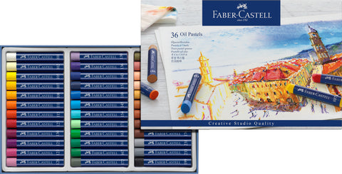 Creative Studio Oil Pastels - Box x 36 Asstd Cols