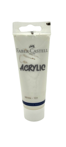 Tube x 40ml Acrylic - White (101)