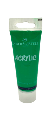 Acrylic Colour Tube x 40ml - Emerald Green (163)