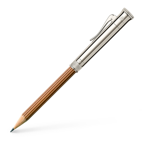 Graf von Faber-Castell Perfect Pencil - Sterling Silver - Brown