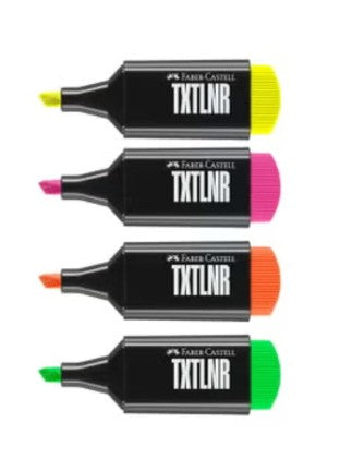 Textliner Short Assorted Mixed (Pack of 2)