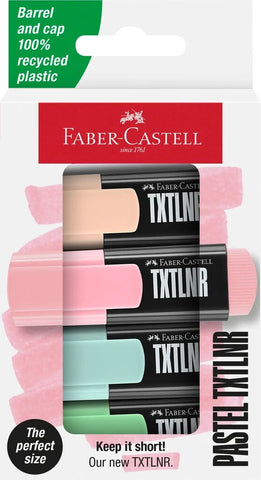 Textliner TXTLNR Pastel  - Wallet x 4 Asstd Cols