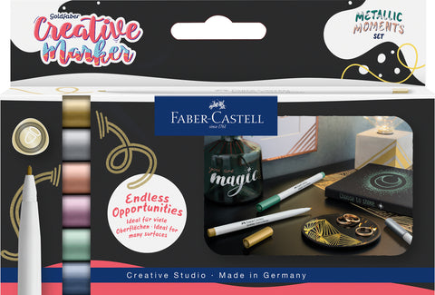 Goldfaber Creative Markers - x 6 Metallic