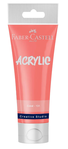 Tube x 120ml Acrylic - Coral (131)