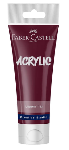 Tube x 120ml Acrylic - Magenta (133)