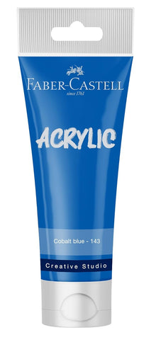 Tube x 120ml Acrylic - Cobalt Blue (143)