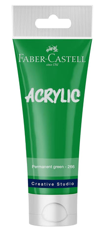 Tube x 120ml Acrylic - Permanent Green (266)