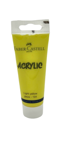 Tube x 40ml Acrylic - Light Yellow Glaze (104)