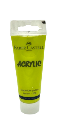 Tube x 40ml Acrylic - Cadmium Yellow Lemon (205)