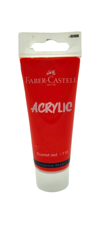 Tube x 40ml Acrylic - Scarlet Red (118)