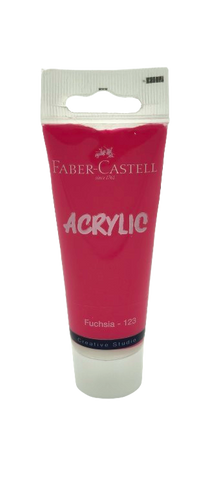 Tube x 40ml Acrylic - Fuchsia (123)