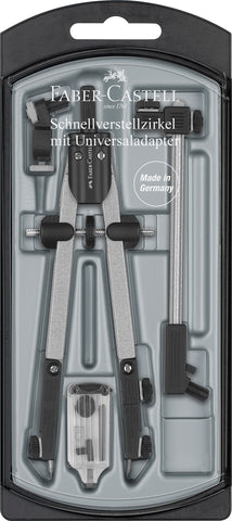 Compass - Quickset With Legs Jointed 3.5mm/Extension Bar