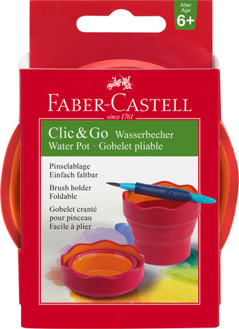 Water Colour Concept - Clic & Go Water Cup/Red