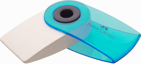 Eraser Sleeve  Mini Translucent  - Turquoise