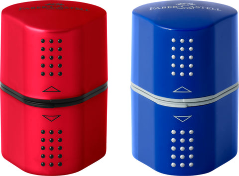 Grip 2001 Trio Sharpener - Red/Blue
