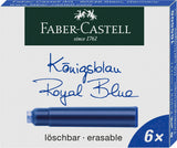 Faber-Castell Ink Cartridges Royal Blue by 6