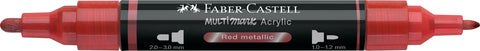Multimark Acrylic Marker - Red Metallic