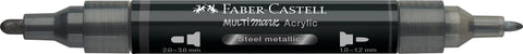 Acrylic Marker Multimark - Steel Metallic