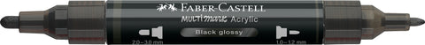 Multimark Acrylic Marker - Black Glossy