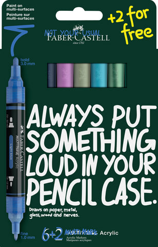 Multimark Acrylic Marker Set x 4 - Classics
