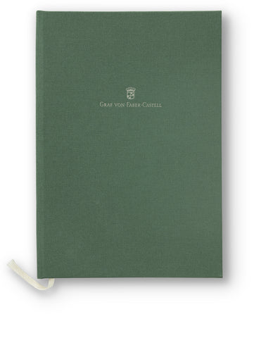 Graf von Faber-Castell Notebook With Linen Cover Dark Green A5