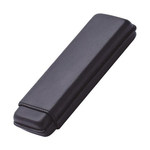 Porsche X Faber-Castell Design Leather Pouch/2 Writing Implements - Black