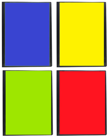 Eco-friendly Presentation Display Book - A4/100pgs/200viewing - Assorted Colours