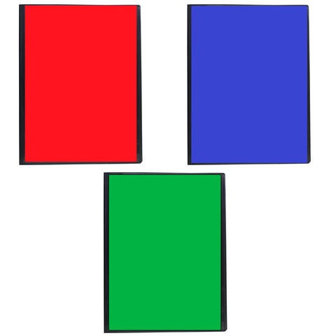 Eco-Friendly Presentation Display Book - A4/10pgs/20 viewing - Assorted Colours