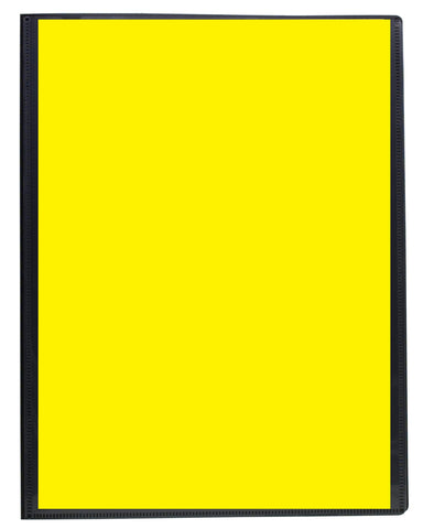 Eco-friendly Presentation Display Book - A4/20pgs/40viewing - Yellow Front