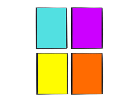 Eco-friendly Presentation Display Book - A4/40pgs/80 viewing - Assorted Colours