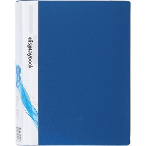 A4 Display Book - 40pgs/80 viewing - Blue