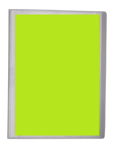 Eco-friendly Presentation Display Book - A4/40pgs/80 viewing - Green Front