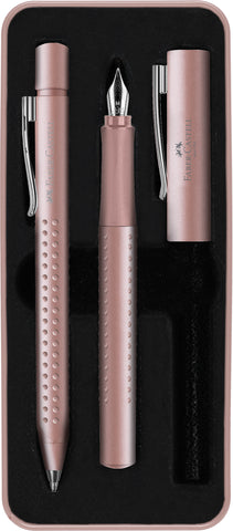 Set Grip 20101 Gift Set Pale Rose - Fountain Pen M/Ballpen