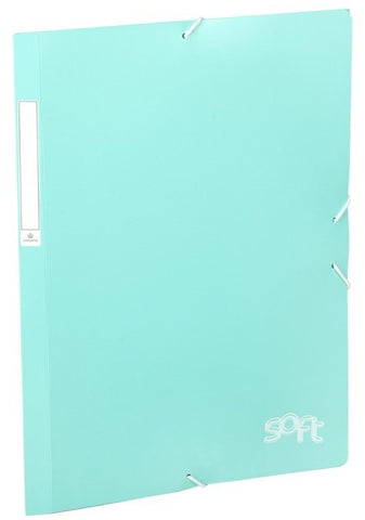 Elasticated A4 SOFT Folder - Mint