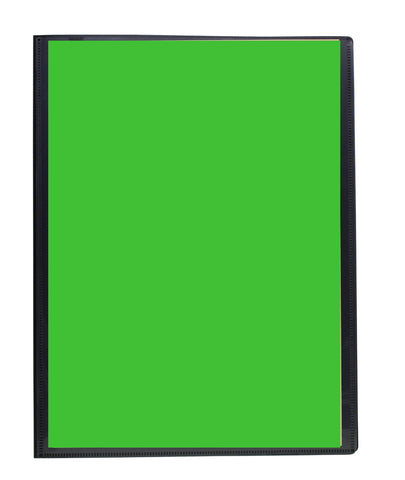 Eco-friendly Presentation Display Book - A4/60pgs/120 viewing - Green Front