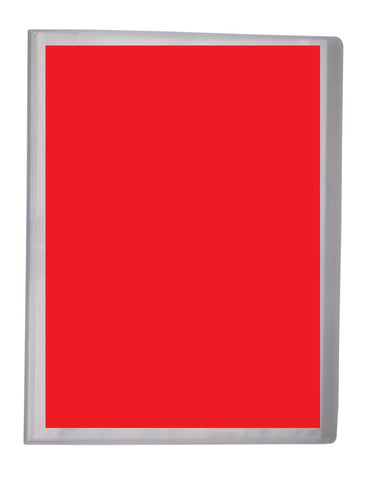 Eco-friendly Presentation Display Book - A4/60pgs/120 viewing - Red Front