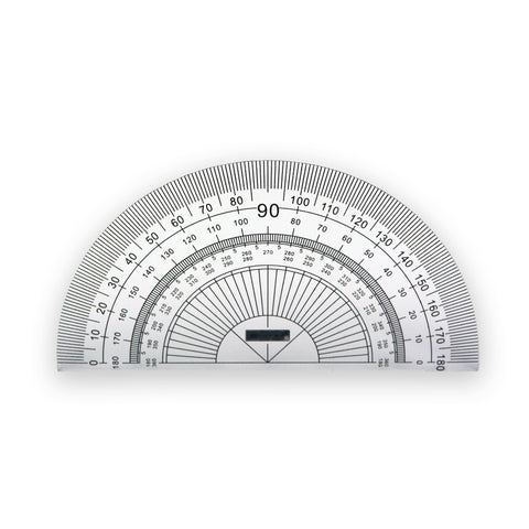 - Protractor - 180Deg/10cm